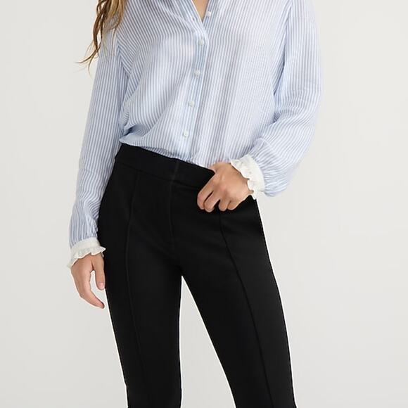 J.Crew Skinny Trouser in Italian Ponte • Black • Size 0 - Picture 10 of 10